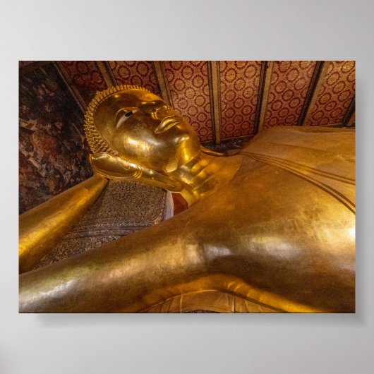 The Reclining Buddha in Bangkok Poster (Vorne)