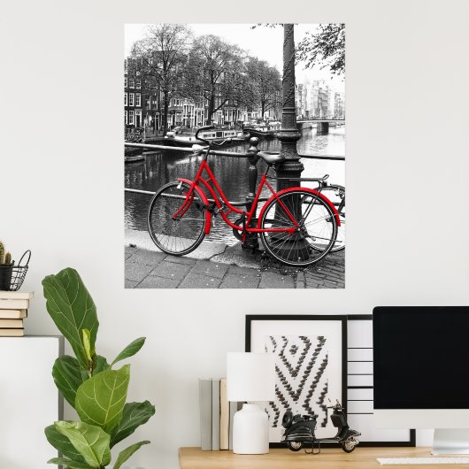 The Red Bike 1 Poster (Heimbüro)