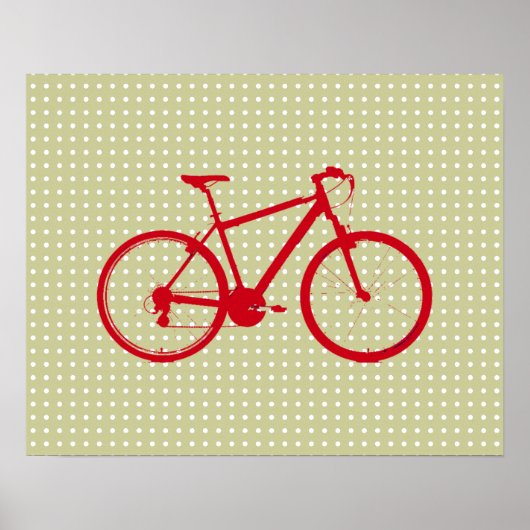 The Red Bike Poster (Vorne)