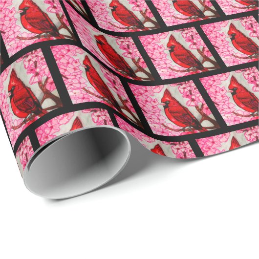 THE RED CARDINAL  GESCHENKPAPIER (Rolleneckpunkt)