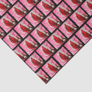 THE RED CARDINAL SEIDENPAPIER