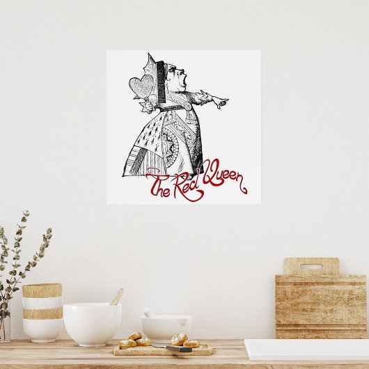 The Red Queen Poster (Küche)