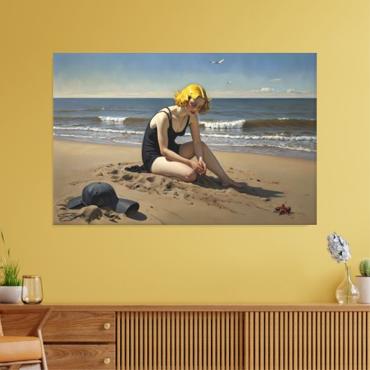 The Red Starfish (Signed Leinwanddruck (Insitu (Wohnzimmer))