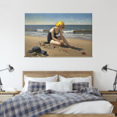 The Red Starfish (Signed Leinwanddruck (Insitu (Schlafzimmer))