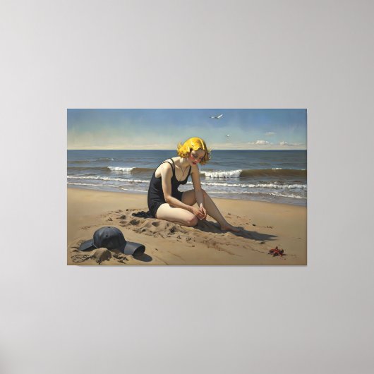 The Red Starfish (Signed Leinwanddruck (Vorderseite)