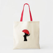 The Red Umbrella Tote Bag Tragetasche (Vorne)