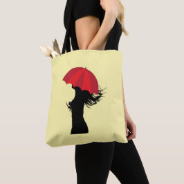 The Red Umbrella Tote Tasche
