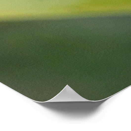 The Red Zinnia Poster (Ecke)