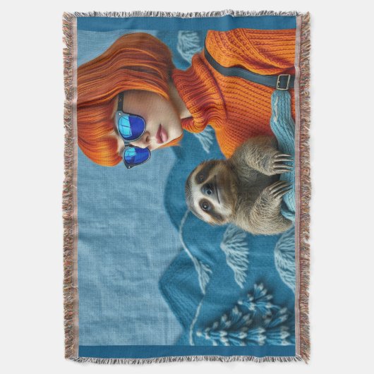 The Redhead and the sloth Decke (Vorderseite Vertikal)