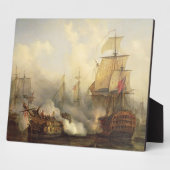 The Redoutable at Trafalgar, 21. Oktober 1805 Fotoplatte (Seite)