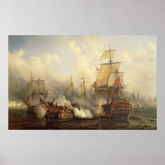 The Redoutable at Trafalgar, 21. Oktober 1805 Poster (Vorne)