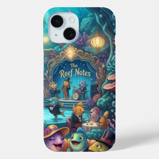 The Reef Notes Underwater Band iPhone-Hülle Case-Mate iPhone Hülle (Rückseite)