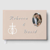 The Refined Catholic Wedding Guest Book Gästebuch (Vorderseite)