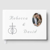 The Refined Catholic Wedding Guest Book Gästebuch (Vorderseite)
