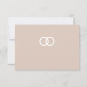 The Refined Catholic Wedding RSVP Karte (Rückseite)