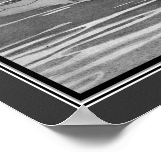 "The Reflection" 1923 Art Déco von Jacque Declerc Poster (Ecke)