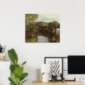 The Reflection of Ornans, c.1872 Poster (Heimbüro)