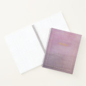 The Refrain | Personalized Mauve Poem Notebook Notizblock (Innenseite)
