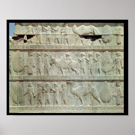 the relief frieze on the East stairway Poster (Vorne)