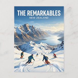 The Remarkables Skigebiet Neuseeland Postkarte