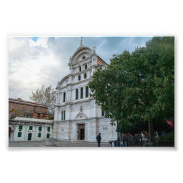 The Renaissance Facade of San Zaccaria Church Fotodruck