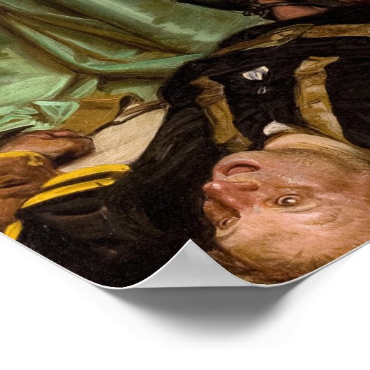 The Rescue of Gismonda, 1906 von J. C. Leyendecker Poster (Ecke)