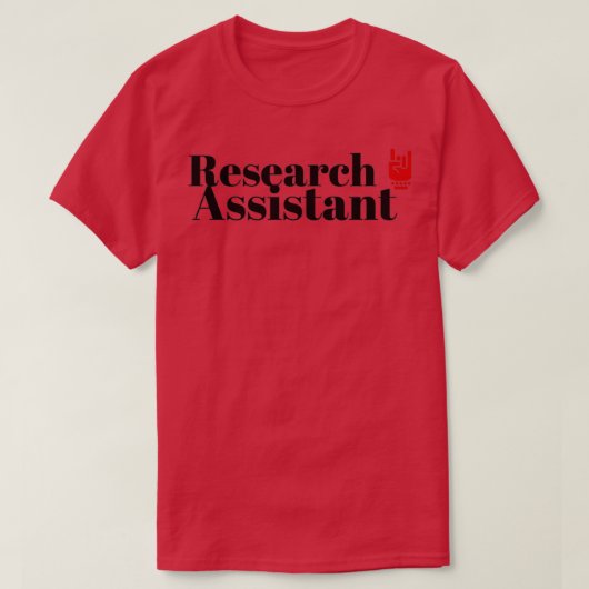 The Research Assistant Classic TShirt (Design vorne)