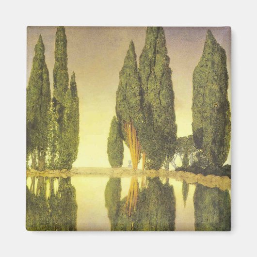 "The Reservoir.." von Maxfield Parrish Magnet (Vorne)