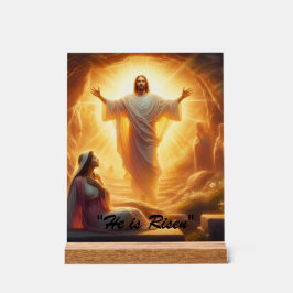 The Resurrection Light: Jesus Christ Rises Acrylschild
