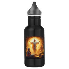 The Resurrection Light: Jesus Christ Rises Edelstahlflasche