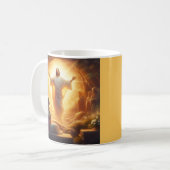 The Resurrection Light: Jesus Christ Rises Kaffeetasse (Vorderseite Links)
