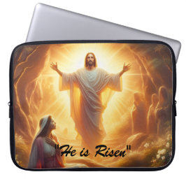 The Resurrection Light: Jesus Christ Rises Laptopschutzhülle