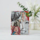 The Retro Women Collage Postkarte (Stehend Vorderseite)