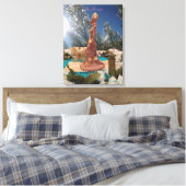 “The Return” 18” x 24” Canvas Print Leinwanddruck (Insitu (Schlafzimmer))