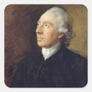 The Rev. Humphrey Gainsborough, c.1770-4 (Öl auf c Quadratischer Aufkleber