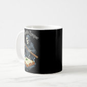 The Ricotta Reaper Funny Italian Halloween Lasagna Kaffeetasse (Vorderseite Links)
