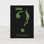 The Riddler "To The Batman" Question Mark Karte (Vorderseite)