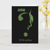 The Riddler "To The Batman" Question Mark Karte (Gelbe Blume)