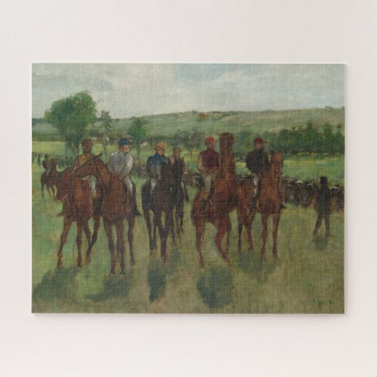 The Riders Fine Art von Edgar Degas Puzzle (Horizontal)