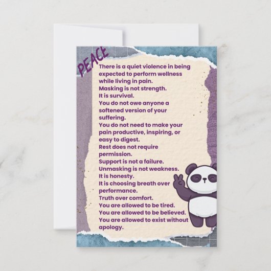 The Right to Unmask (Vorderseite)