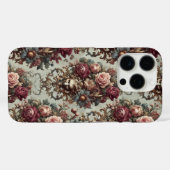 🌺 The Riot to Bloom - Gotisches Barock Case-Mate iPhone Hülle (Rückseite (Horizontal))