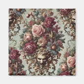 🌺 The Riot to Bloom - Gotisches Barock Magnet (Vorne)