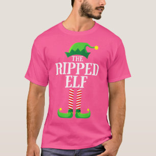 The Ripped Elf Matching Family Group Christmas Paj T-Shirt
