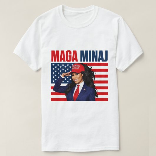 The Rise Of  Maga Minaj And Trump T-Shirt (Design vorne)