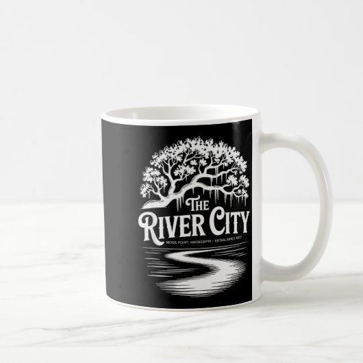 The River City Moss Int Live Oak Est. 1901 Kaffeetasse (Rechts)