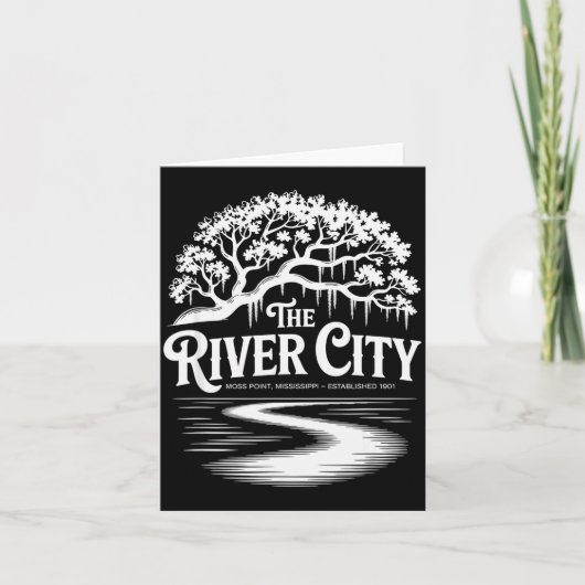 The River City Moss Int Live Oak Est. 1901 Karte (Vorderseite)