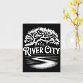 The River City Moss Int Live Oak Est. 1901 Karte (Gelbe Blume)