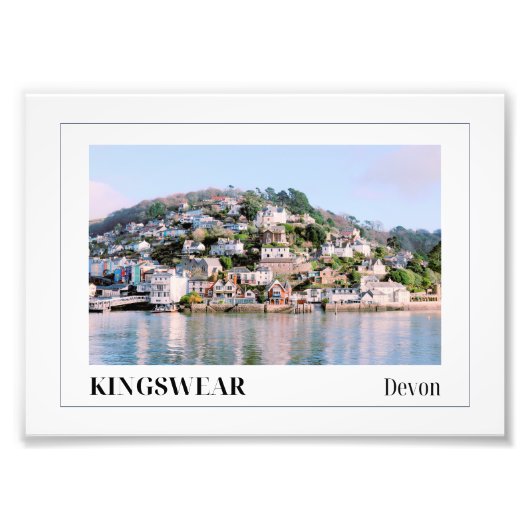 The River Dart, Kingswear, Devon Fotodruck (Vorne)