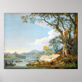 The River Severn at Shrewsbury, Shropshire Poster