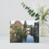 The River Stour at Canterbury ducking stool side Postkarte (Stehend Vorderseite)